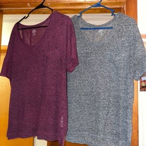 Old Navy boyfriend style t shirt bundle